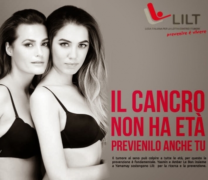 Yamamay sostiene la lotta contro il tumore al seno