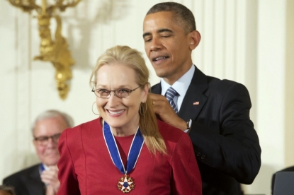 Premiata Meryl Streep con la Medal of Freedom